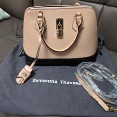 Samantha Thavasa ハンドバッグ ベージュのサムネイル