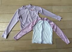 キッズ 女の子 ラッシュガード 130 2枚セット 長袖のサムネイル