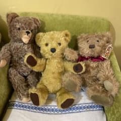 588イギリスベア、アンティーク、ビンテージ3体可愛い子チャドも