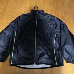 ストリートNIKE 00s前期ナイロンジャケット ブラックのサムネイル