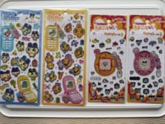 【正規品】平成ハッピーフォン たまごっち まめっち　めめっち キラキラシール3のサムネイル