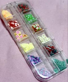 ネイルパーツ デコパーツ フルーツ 12種セットのサムネイル