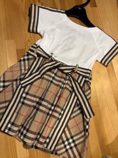 バーバリー　ワンピース　2Y 92cm BURBERRY ワンピース 92cm - メルカリ
