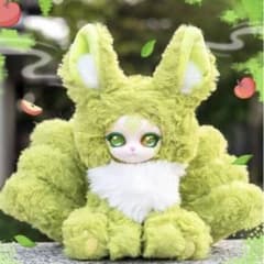 福禄九尾狐 九尾の狐 ぬいぐるみ 緑 平安 - メルカリ