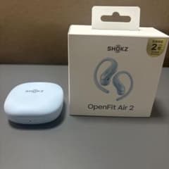 ほぼ未使用 shokz OpenFit Air 2 アイスブルー - メルカリ