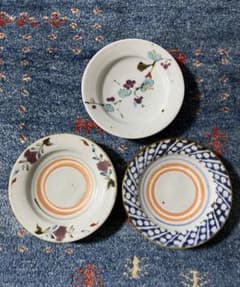 中田窯　新品　5寸リム皿　3枚セット 砥部焼中田窯【5寸リム皿】3枚（スズラン柄訳あり） - メルカリ