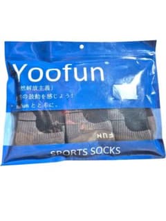 未開封SPORTS SOCKS 3Pスポーツ靴下 ブラックL/XL28/32cmのサムネイル