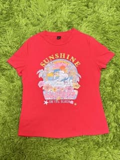 CALIFORNIA プリント 半袖 Tシャツ レッドのサムネイル