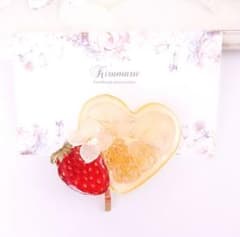 なかちゃんさまご専用☆sale!ハートレモンといちごのポニーフックのサムネイル