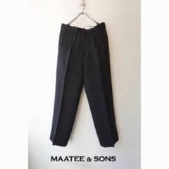 26SS MAATEE&SONS JEFFERLY LINEN(Black) 2 - メルカリ