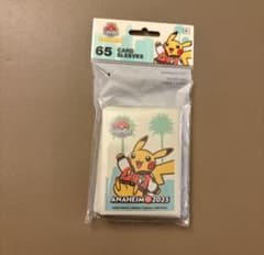 ポケモンWCS2025】世界大会限定 ピカチュウ カードスリーブ 新品未開封