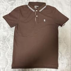 GIORDANO ブラウン ポロシャツ Mサイズのサムネイル