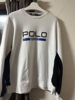 ヴィンテージPOLO SPORT ラルフローレン スウェット ホワイト XLのサムネイル