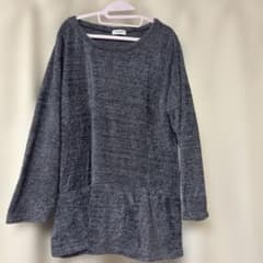 GANIEL 長袖 ニット ラメ入り グレーのサムネイル
