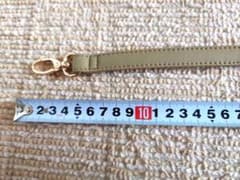 ショルダーストラップ カーキー ゴールド金具 付け替え用　合皮のサムネイル