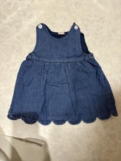 petit main デニムワンピース 80cm