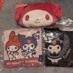 一番くじ　マイメロディ＆クロミ クッション3点セット　カービィのおまけつきのサムネイル