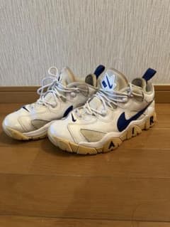 NIKE エアバラージ　ホワイト　ブルー　27cmのサムネイル