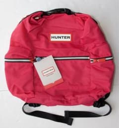 【美品♡】ハンター　防水リュック　ピンクのサムネイル