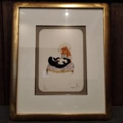 レオノール・フィニー、巨匠、挿画,５０部限定、高級額付、希少 レオノール·フィニ 『猫の世話をする猫』 - メルカリ