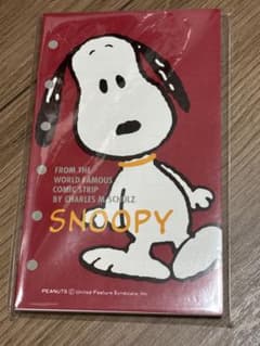 サンリオ スヌーピー 6穴バインダー用メモ 手帳 ファンシー 昭和 平成