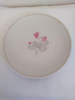 橘吉 たち吉 すみれの花柄平皿５枚セット 直径16.2cm 高さ1.7cmのサムネイル