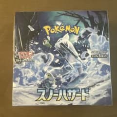ポケモンカードゲーム 拡張パック スノーハザード BOXシュリンク付き