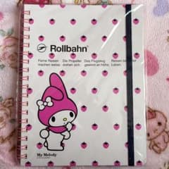 Rollbahn My Melody いちご柄ノート A5のサムネイル