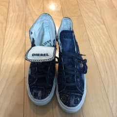 更に更に値下げしました‼️‼️ディーゼルデニムハイカットスニーカーのサムネイル