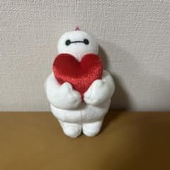 Disney Baymax Plush Keychain Heart