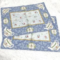 未使用級】MINTON ミントン ランチョンマット ティーセット柄 2枚