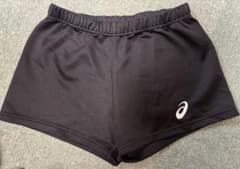 asics バレーボールパンツ ブラックのサムネイル