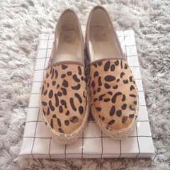 美品♡ IENA 取り扱い♡ レオパード エスパ ハラコ シューズのサムネイル