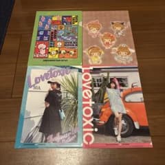 BT21 카드 캡터 사쿠라 Lovetoxic 클리어 파일 4장 세트