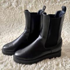 1099【ほぼ新品】RODE SKO ロデスコ サイドゴアブーツ 黒 37 1099【ほぼ新品】RODE SKO ロデスコ サイドゴアブーツ 黒 37