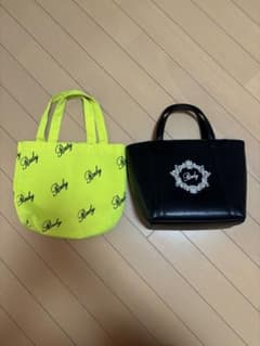 Rady ロゴ刺繍 ブラックトートバッグ セットのサムネイル