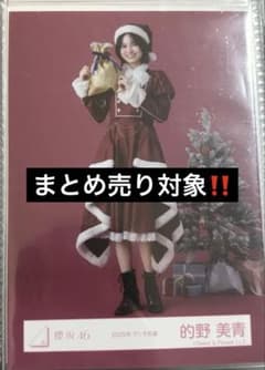 櫻坂46 的野美青2025年 クリスマスサンタ衣装 生写真 ヒキ - メルカリ