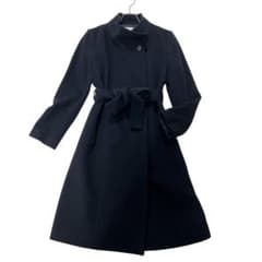 アンタイトル Super130's プラチナムウール BIGカラーコート ベルト アンタイトル Super130's プラチナムウール BIGカラーコート ベルト