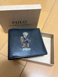 Polo Ralph Lauren 二つ折り財布 ブラック 即買い⭕️のサムネイル