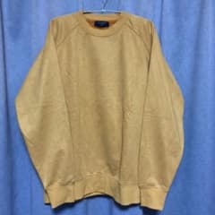 BACK NUMBER 裏起毛長袖スウェット イエロー Mのサムネイル