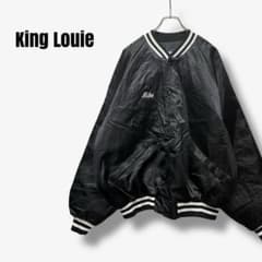 y35026 90s USA製 King Louie ナイロンスタジャン 刺繍 - メルカリ
