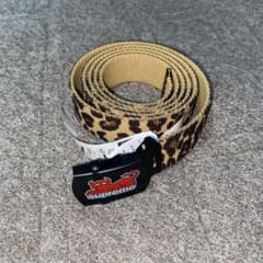 Supreme x Toy Machineレオパード柄 ベルト デビルバックルのサムネイル