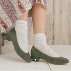 ヌーベルヴォーグ パンプス  グリーンのサムネイル