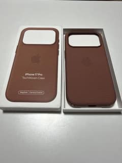 Apple iPhone 17 Pro 純正テックウーブンケース シエナ - メルカリ