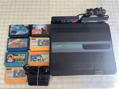 SHARP ツインファミコン 本体と7本のソフト - メルカリ