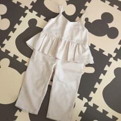 美品*petit mainペプラムオールインワン90のサムネイル