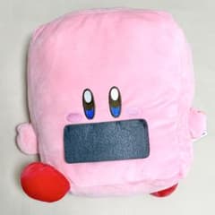 【匿名配送】タグ付き新品 じはんきほおばり もっちりBIGぬいぐるみ カービィ