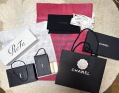 CHANEL ショップ袋 空箱 カメリア付きセットとその他セット - メルカリ