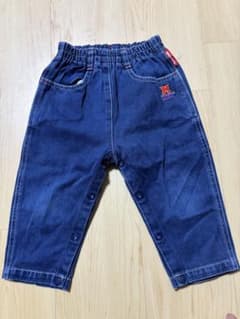 ミキハウス ヴィンテージ デニムパンツ 80cm 子供服 キッズのサムネイル