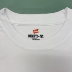 Hanes BEEFY-T Tシャツ ホワイト Mサイズのサムネイル